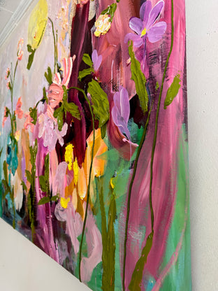 Original art for sale at UGallery.com | Childhood Memories by Julia Hacker | $3,850 | acrylic painting | 28' h x 60' w | photo 2