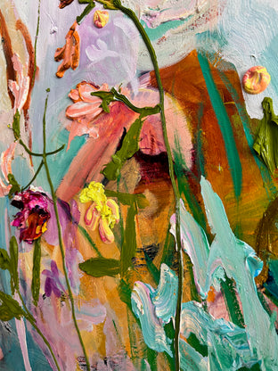 Original art for sale at UGallery.com | Childhood Memories by Julia Hacker | $3,850 | acrylic painting | 28' h x 60' w | photo 4