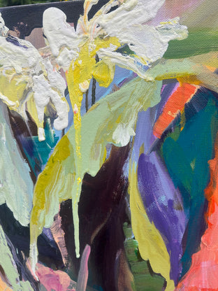 Floral Abstract by Julia Hacker |   Closeup View of Artwork 