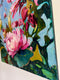 Original art for sale at UGallery.com | Flowers are Forever by Julia Hacker | $2,750 | mixed media artwork | 36' h x 24' w | thumbnail 3