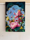 Original art for sale at UGallery.com | Flowers are Forever by Julia Hacker | $2,750 | mixed media artwork | 36' h x 24' w | thumbnail 2