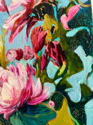 Flowers are Forever by Julia Hacker |   Closeup View of Artwork 