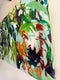 Original art for sale at UGallery.com | Green Vibrations by Julia Hacker | $3,350 | acrylic painting | 30' h x 60' w | thumbnail 2