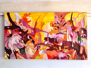 Original art for sale at UGallery.com | Joy by Julia Hacker | $3,550 | acrylic painting | 32' h x 60' w | photo 2