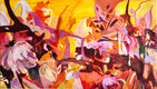 Original art for sale at UGallery.com | Joy by Julia Hacker | $3,550 | acrylic painting | 32' h x 60' w | thumbnail 1