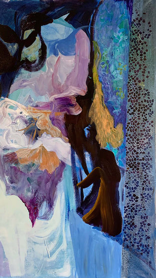 Original art for sale at UGallery.com | Sensitive, Not Soft by Julia Hacker | $4,900 | acrylic painting | 60' h x 36' w | photo 1