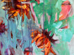 Original art for sale at UGallery.com | Sunflowers by Julia Hacker | $3,350 | acrylic painting | 30' h x 60' w | thumbnail 4