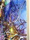 Original art for sale at UGallery.com | Winter Blues by Julia Hacker | $4,650 | acrylic painting | 48' h x 36' w | thumbnail 2