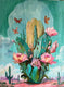 Original art for sale at UGallery.com | Desert Landscape by Julia Hacker | $2,750 | oil painting | 31' h x 24' w | thumbnail 1