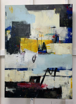 Original art for sale at UGallery.com | Change of Plans by Julie Weaverling | $2,175 | mixed media artwork | 40' h x 30' w | photo 3