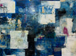 Original art for sale at UGallery.com | Strength of Community by Julie Weaverling | $3,400 | mixed media artwork | 36' h x 48' w | thumbnail 1