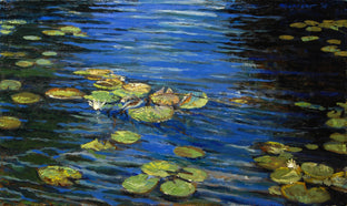Original art for sale at UGallery.com | July Lilies by Onelio Marrero | $450 | oil painting | 12' h x 20' w | photo 1