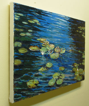 Original art for sale at UGallery.com | July Lilies by Onelio Marrero | $450 | oil painting | 12' h x 20' w | photo 2