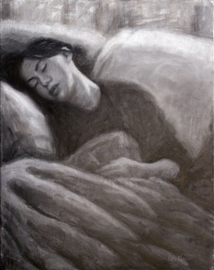 Original art for sale at UGallery.com | Repose by Lisa Nielsen | $900 | oil painting | 20' h x 16' w | photo 1