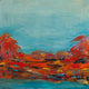 Original art for sale at UGallery.com | A Clear Day by Kajal Zaveri | $2,500 | oil painting | 30' h x 30' w | thumbnail 1