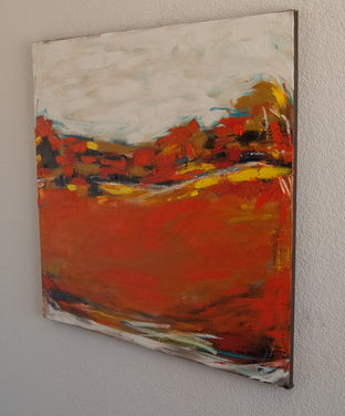 Autumn Glow by Kajal Zaveri |  Side View of Artwork 