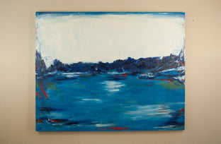 Original art for sale at UGallery.com | Expansive Views by Kajal Zaveri | $6,500 | oil painting | 48' h x 60' w | photo 3