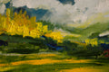 Original art for sale at UGallery.com | Fresh Greens by Kajal Zaveri | $1,350 | oil painting | 20' h x 20' w | thumbnail 3