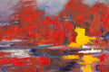 Original art for sale at UGallery.com | Morning Reflection by Kajal Zaveri | $1,350 | oil painting | 20' h x 20' w | thumbnail 4