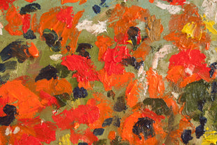 Original art for sale at UGallery.com | Summer Blooms by Kajal Zaveri | $2,500 | oil painting | 30' h x 40' w | photo 4