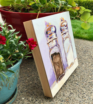 Original art for sale at UGallery.com | Always Together by Karen Barton | $625 | oil painting | 12' h x 12' w | photo 2