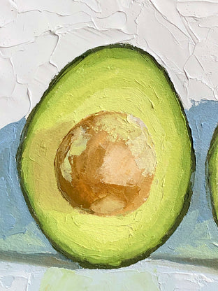 Avocados by Karen Barton |   Closeup View of Artwork 