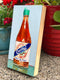 Original art for sale at UGallery.com | Crystal Hot Sauce by Karen Barton | $475 | oil painting | 12' h x 6' w | thumbnail 2