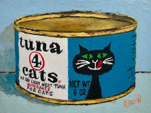 Original art for sale at UGallery.com | For Cats by Karen Barton | $575 | oil painting | 9' h x 12' w | photo 1