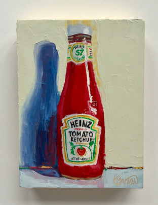 Original art for sale at UGallery.com | Ketchup Please by Karen Barton | $375 | oil painting | 8' h x 6' w | photo 3