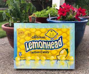 Original art for sale at UGallery.com | Lemonhead by Karen Barton | $800 | oil painting | 12' h x 16' w | photo 3