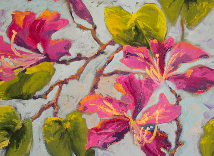 Bauhinia by Karen E Lewis |   Closeup View of Artwork 