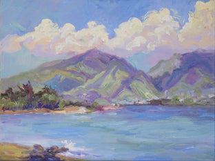Original art for sale at UGallery.com | Hale Mahina by Karen E Lewis | $575 | oil painting | 12' h x 16' w | photo 1