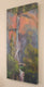 Original art for sale at UGallery.com | Multnomah Falls Bridge by Karen E Lewis | $1,700 | oil painting | 36' h x 18' w | thumbnail 2