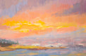 Original art for sale at UGallery.com | South Jetty Sky by Karen E Lewis | $3,075 | oil painting | 30' h x 40' w | thumbnail 4