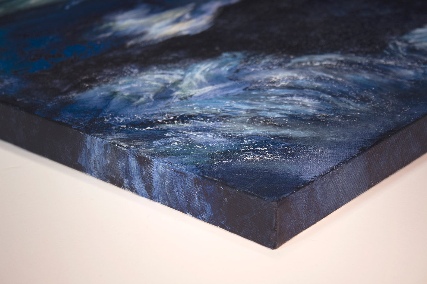 Abalone Cove: Tide Pools by Karen Hansen |  Side View of Artwork 