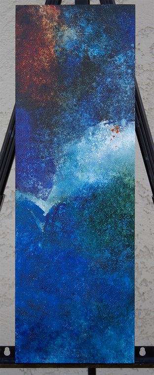 Original art for sale at UGallery.com | Persist by Karen Hansen | $775 | acrylic painting | 24' h x 8' w | photo 3