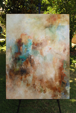Original art for sale at UGallery.com | Staccato by Karen Hansen | $3,025 | acrylic painting | 40' h x 30' w | photo 3