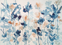 Original art for sale at UGallery.com | Winter Field by Karin Johannesson | $400 | watercolor painting | 11' h x 15' w | thumbnail 1