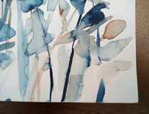 Original art for sale at UGallery.com | Winter Field II by Karin Johannesson | $400 | watercolor painting | 11' h x 15' w | thumbnail 3