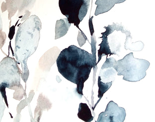 Winter Scene IV by Karin Johannesson |  Side View of Artwork 