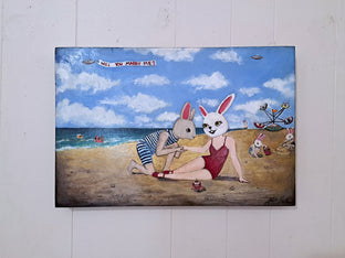 Beach Proposal by Kat Silver |  Context View of Artwork 