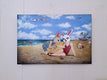 Original art for sale at UGallery.com | Beach Proposal by Kat Silver | $575 | oil painting | 12' h x 18' w | thumbnail 3