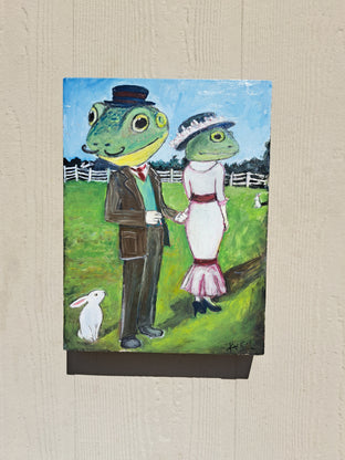 Frog Couple by Kat Silver |  Context View of Artwork 