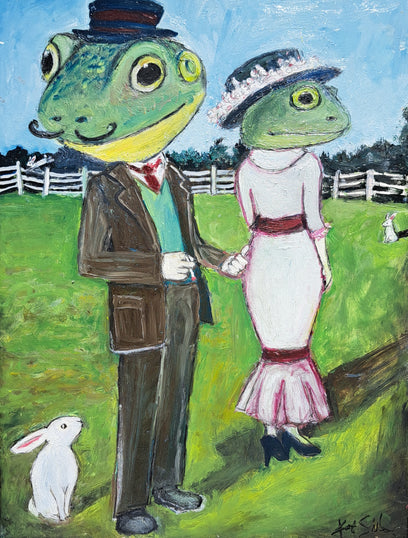 Frog Couple by Kat Silver | Artwork Main Image