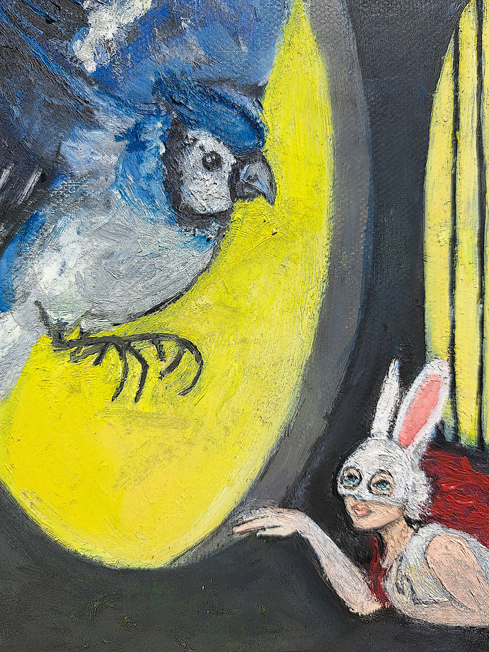 Liberation by Kat Silver |  Closeup View of Artwork 