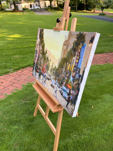 Hollywood Boulevard by Keith Thomson |  Side View of Artwork 