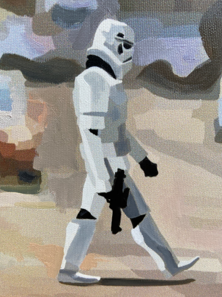 Hollywood Boulevard by Keith Thomson |  Closeup View of Artwork 