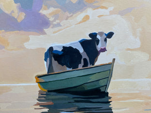 Original art for sale at UGallery.com | Long StoryÉ by Keith Thomson | $1,775 | mixed media artwork | 20' h x 30' w | photo 4