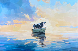 Original art for sale at UGallery.com | Long StoryÉ by Keith Thomson | $1,775 | mixed media artwork | 20' h x 30' w | photo 1