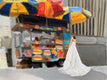 Original art for sale at UGallery.com | Mid-Ceremony by Keith Thomson | $1,800 | mixed media artwork | 33' h x 24' w | thumbnail 4